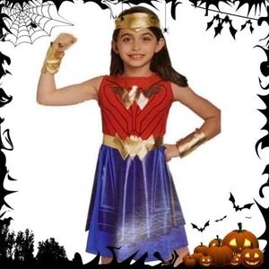 NWT Girl’s M Wonder Woman Halloween Costume